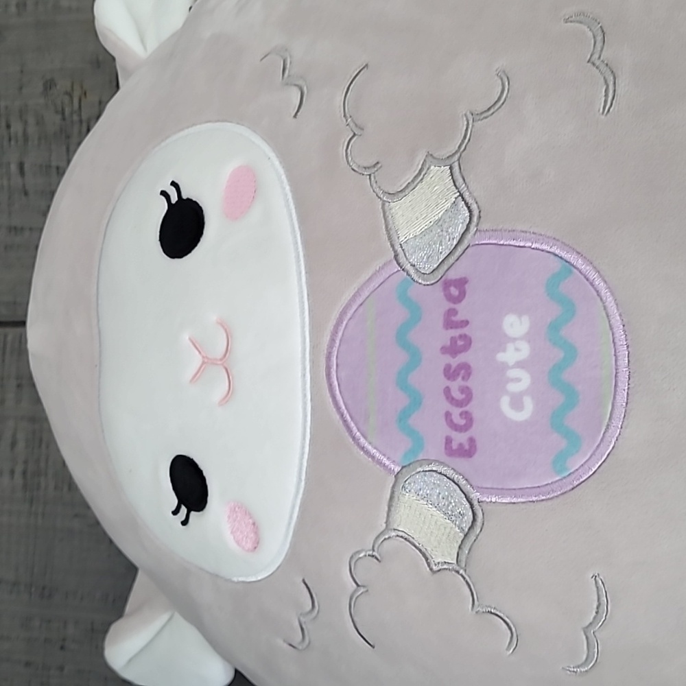 Squishmallow Olana Easter Lamb Plush 12 Inches Gray